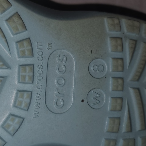 CROCS Sz:W8 Color:Blue Platform - Picture 9 of 11